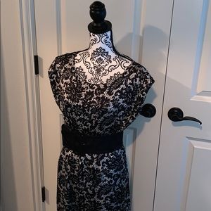 Belted silk H&M dress Size 8